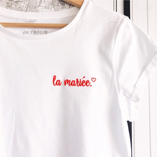 tshirt la mariée